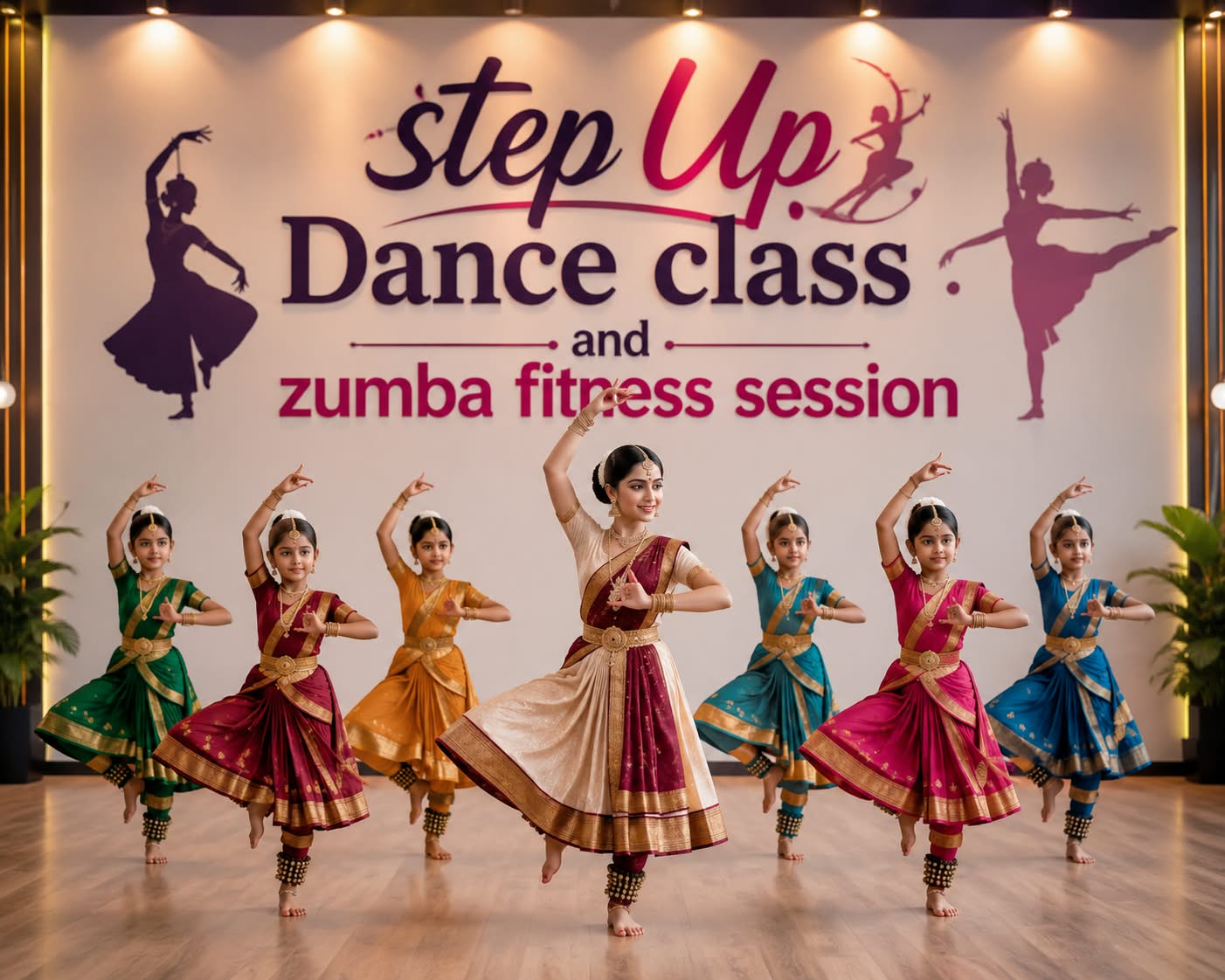 Kathak dance class performance poster